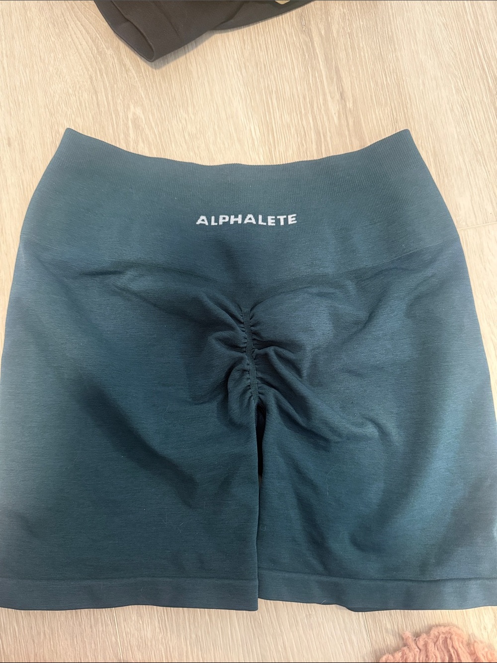 Alphalete Scrunch bum seamless Shorts - Teal